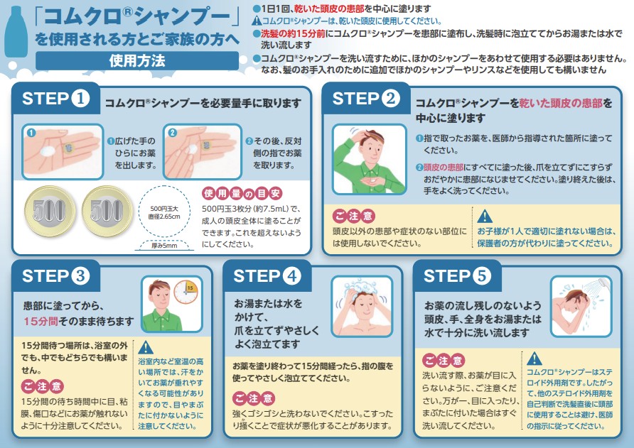 コムクロシャンプー(クロベタゾール)
