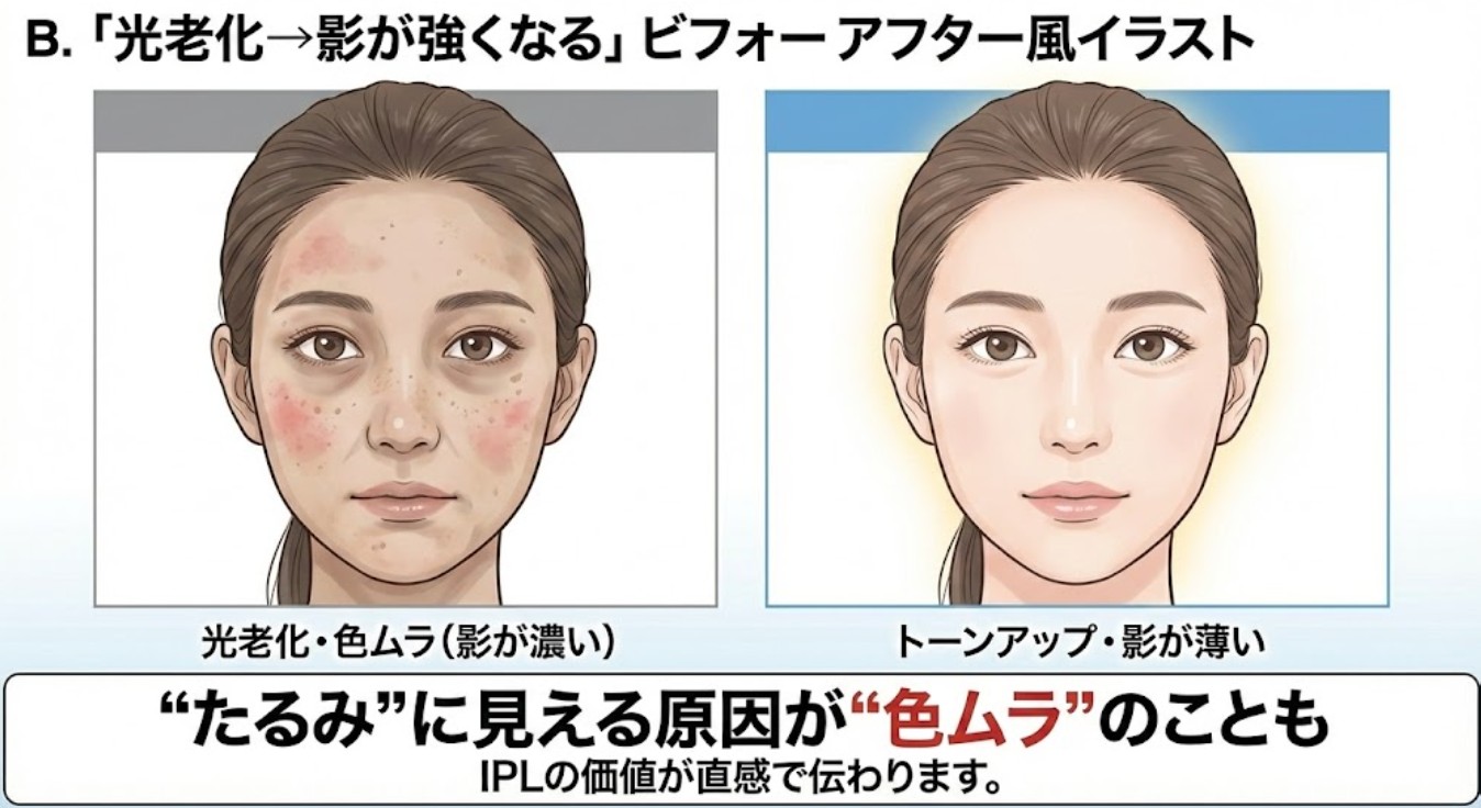 たるみは“引き上げ”だけじゃない｜IPL×マイクロニードルRFで皮膚老化対策