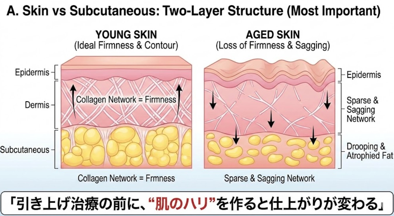 たるみは“引き上げ”だけじゃない｜IPL×マイクロニードルRFで皮膚老化対策