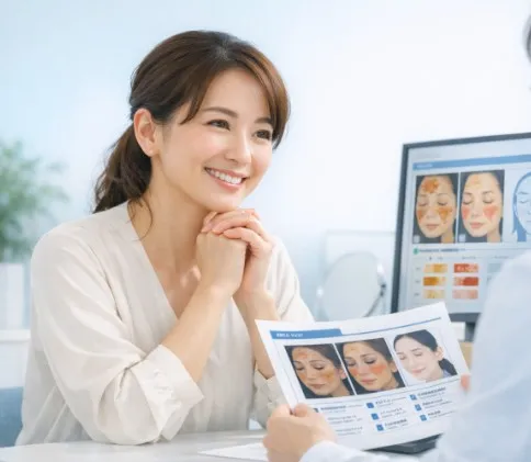 シミ・くすみ・赤みの地図｜原因別に最短ルートへ（VISIAで見える化）